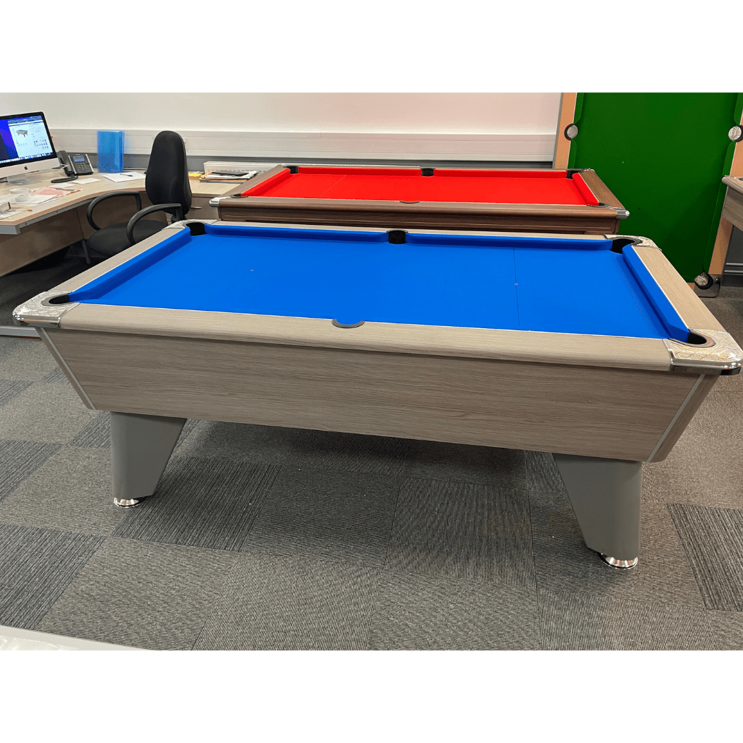 DPT Omega Pro Pool Table - Grey Oak