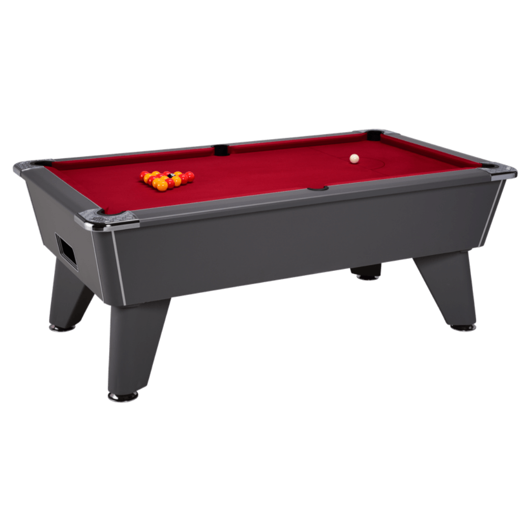 DPT Omega Pro Pool Table - Onyx Grey