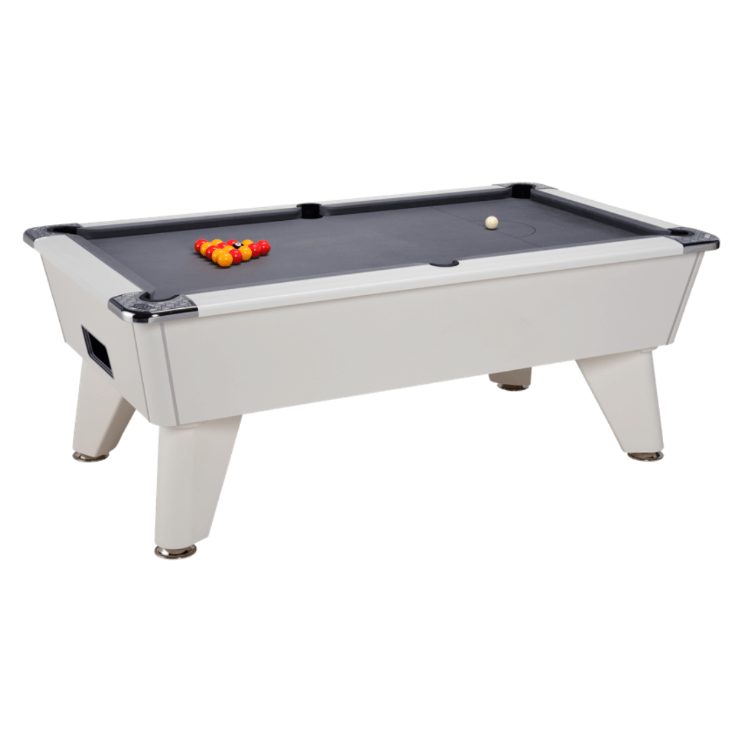 DPT Omega Pro Pool Table - White