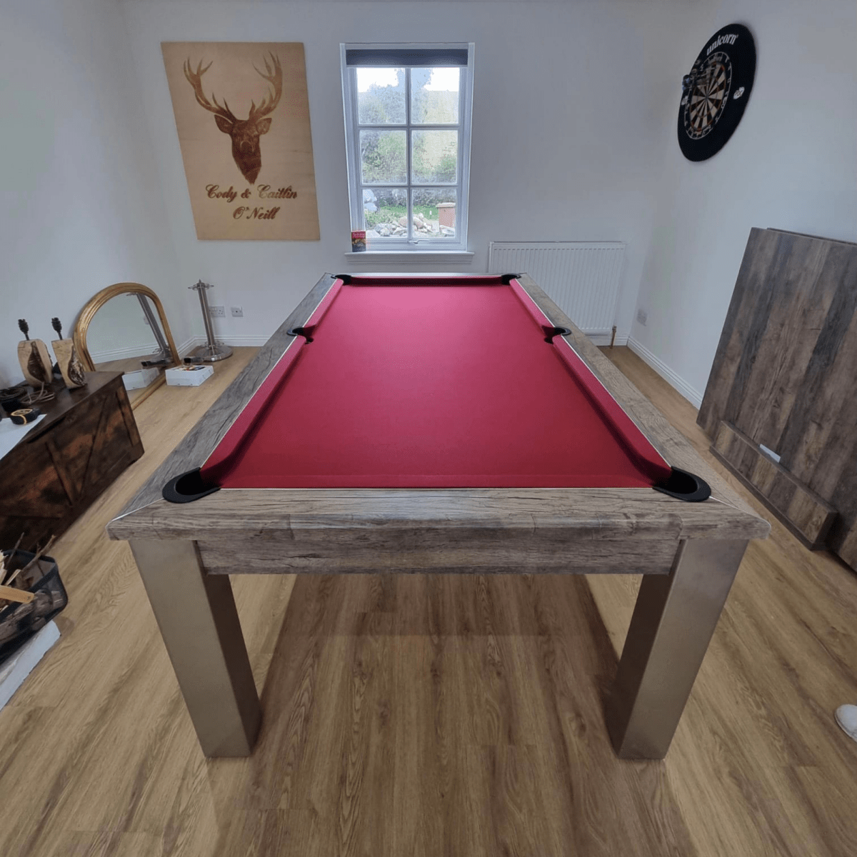 FMF Elixir Pool Dining Table - Distressed Oak