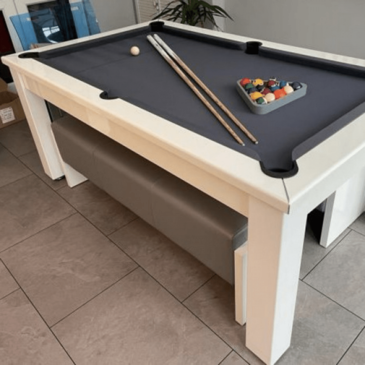 FMF Elixir Pool Dining Table - Gloss White