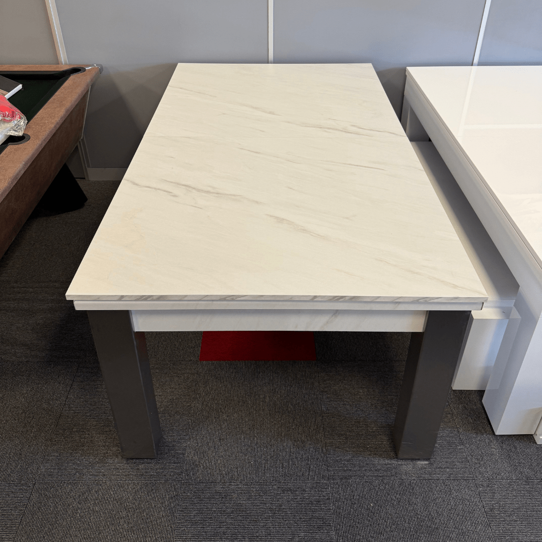 FMF Elixir Pool Dining Table - Limited Edition - White Levanto Marble - 6ft