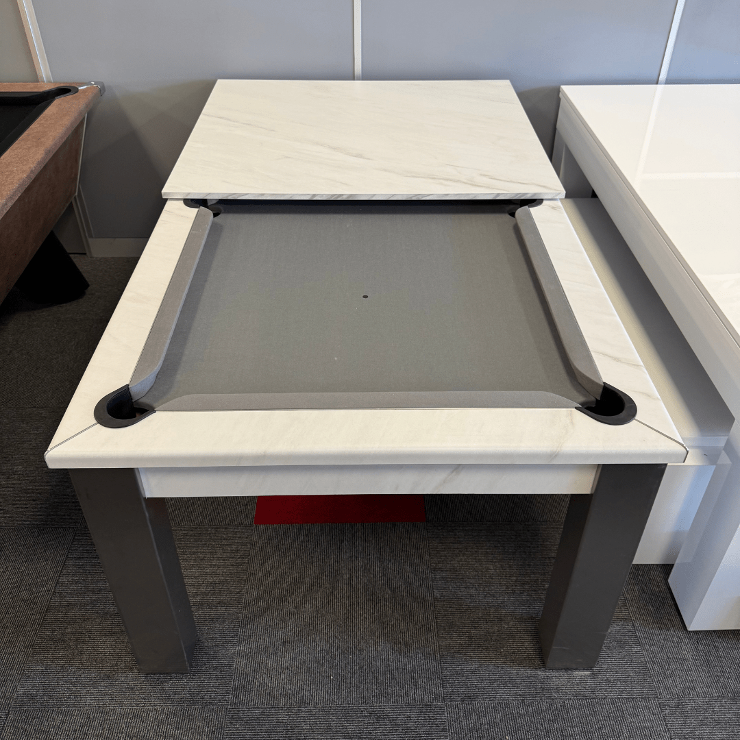 FMF Elixir Pool Dining Table - Limited Edition - White Levanto Marble - 6ft