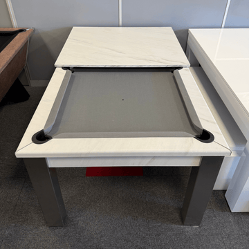 FMF Elixir Pool Dining Table - Limited Edition - White Levanto Marble - 6ft