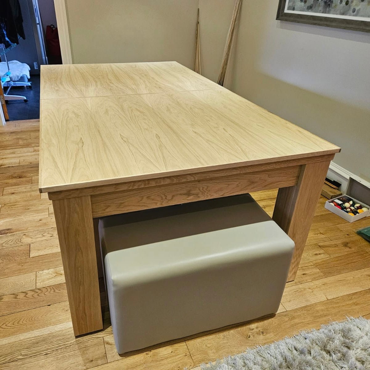 FMF Elixir Pool Dining Table - Natural Oak