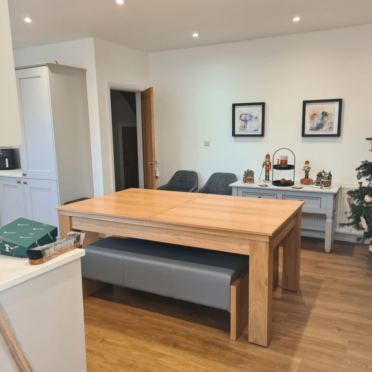 FMF Elixir Pool Dining Table - Natural Oak