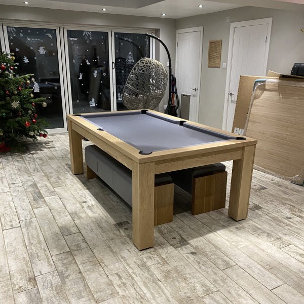 FMF Elixir Pool Dining Table - Natural Oak