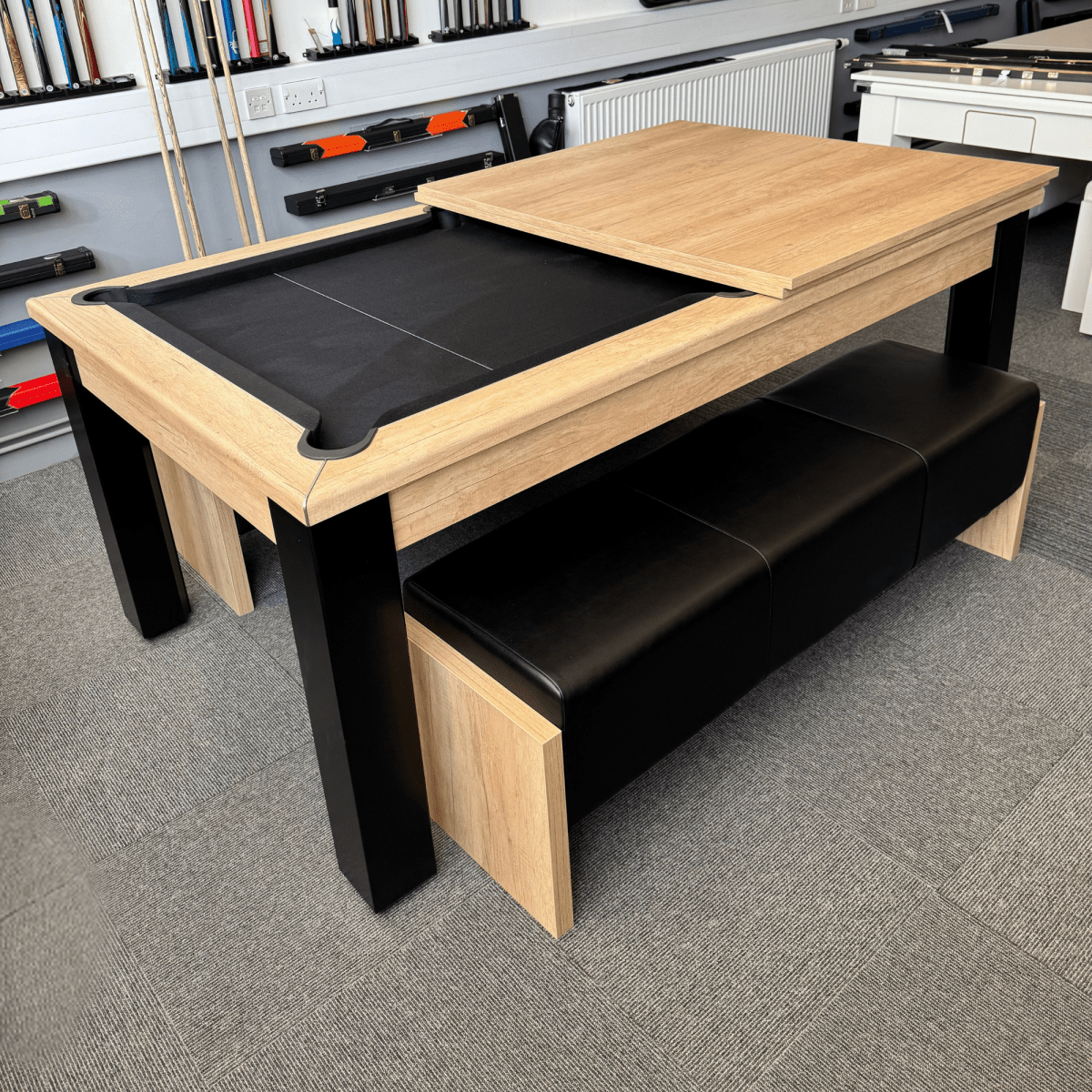 FMF Elixir Pool Dining Table - Nebraska Oak - 7ft