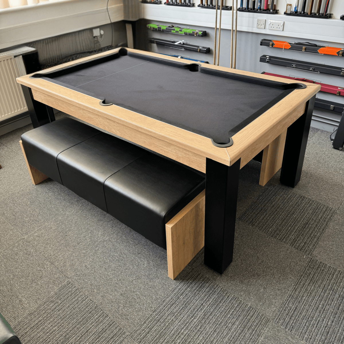 FMF Elixir Pool Dining Table - Nebraska Oak - 7ft