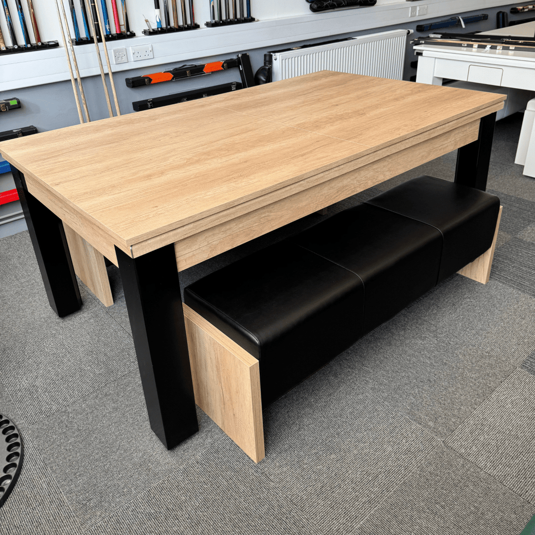 FMF Elixir Pool Dining Table - Nebraska Oak - 7ft