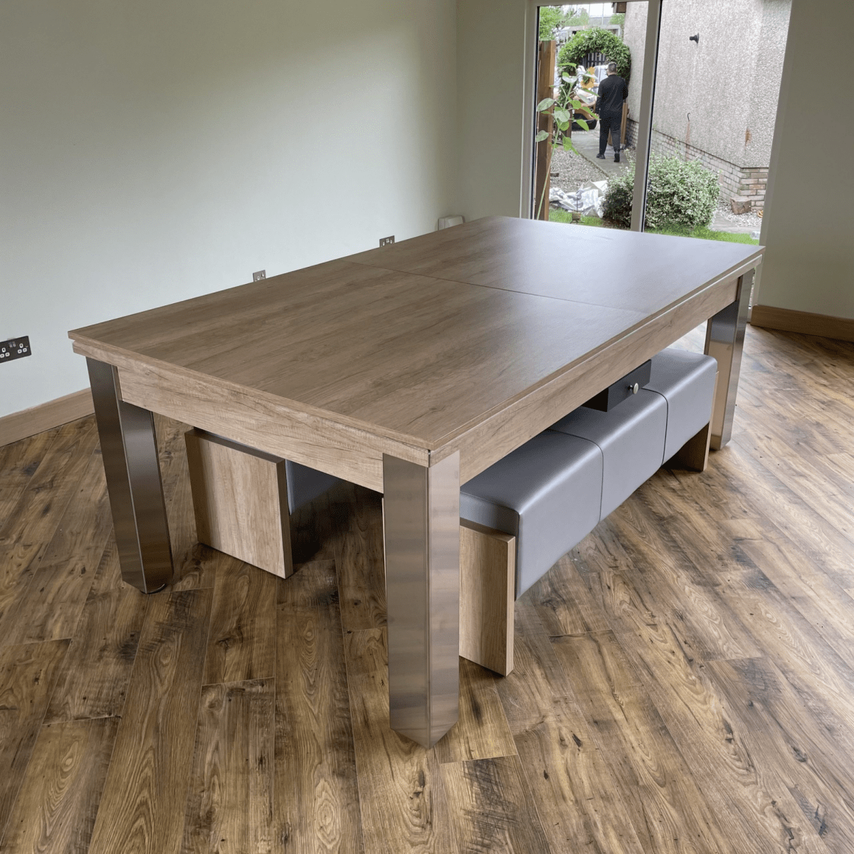 FMF Elixir Pool Dining Table - Nebraska Oak - 7ft