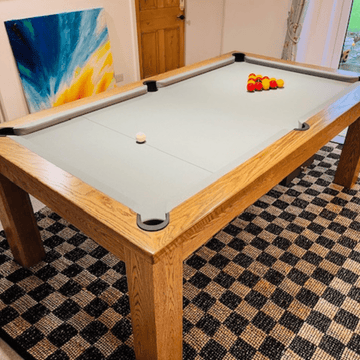 FMF Elixir Pool Dining Table - Rustic Oak