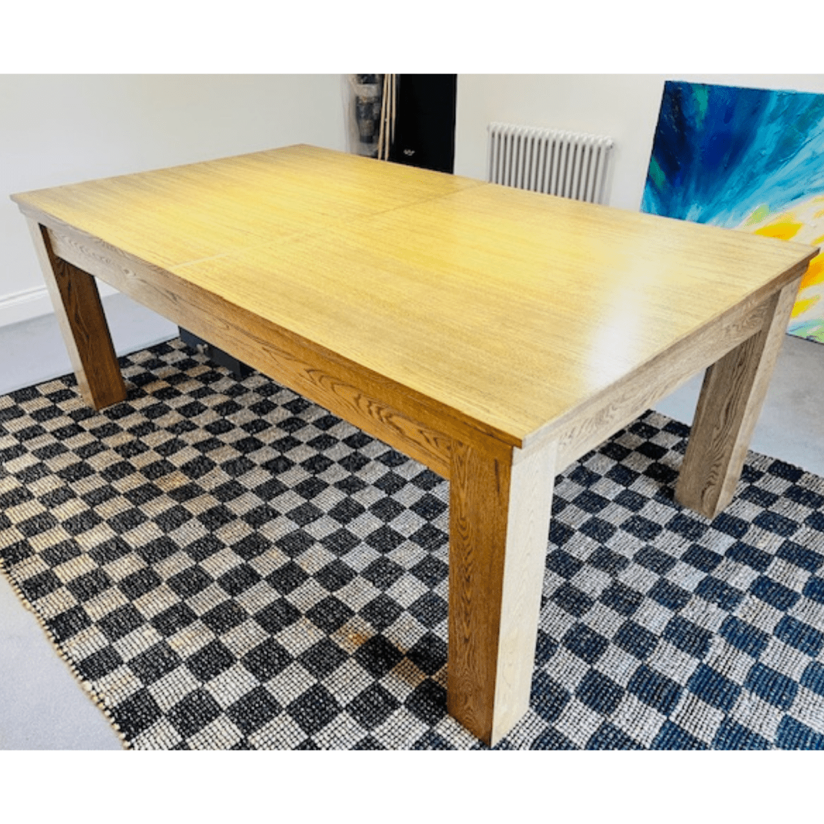 FMF Elixir Pool Dining Table - Rustic Oak