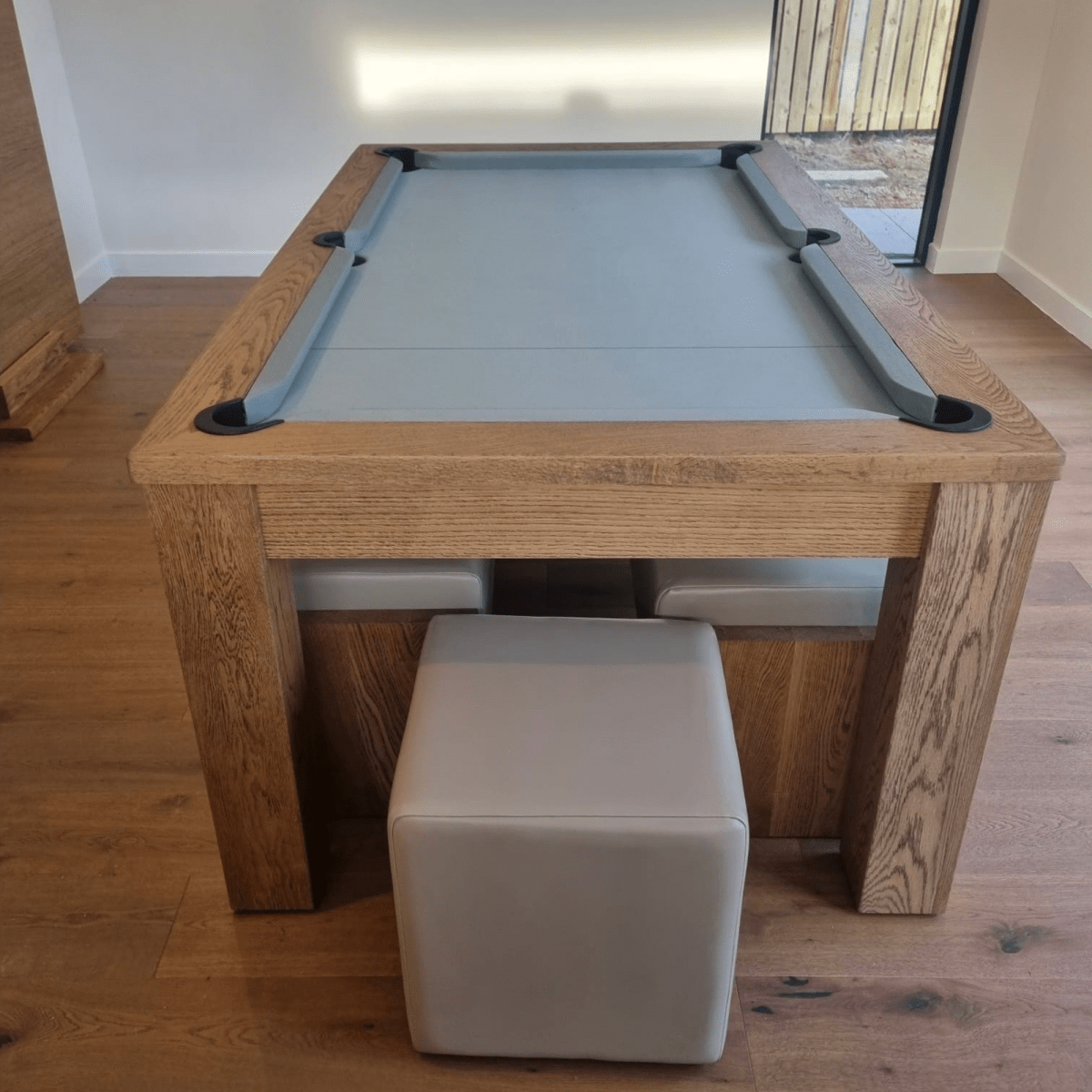 FMF Elixir Pool Dining Table - Rustic Oak