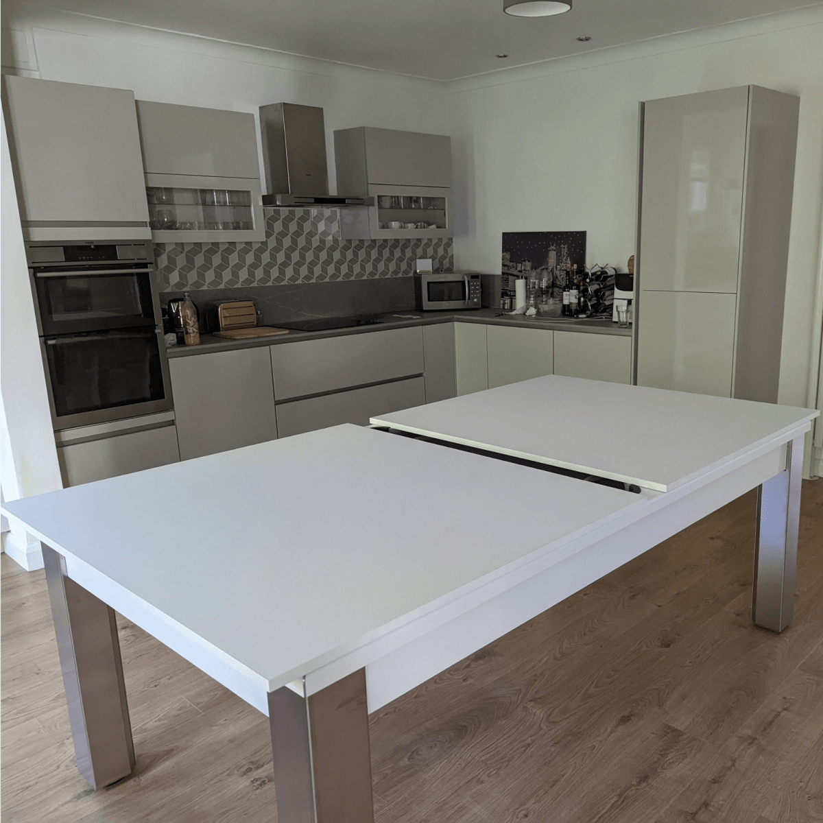 FMF Elixir Pool Dining Table - Shadow White