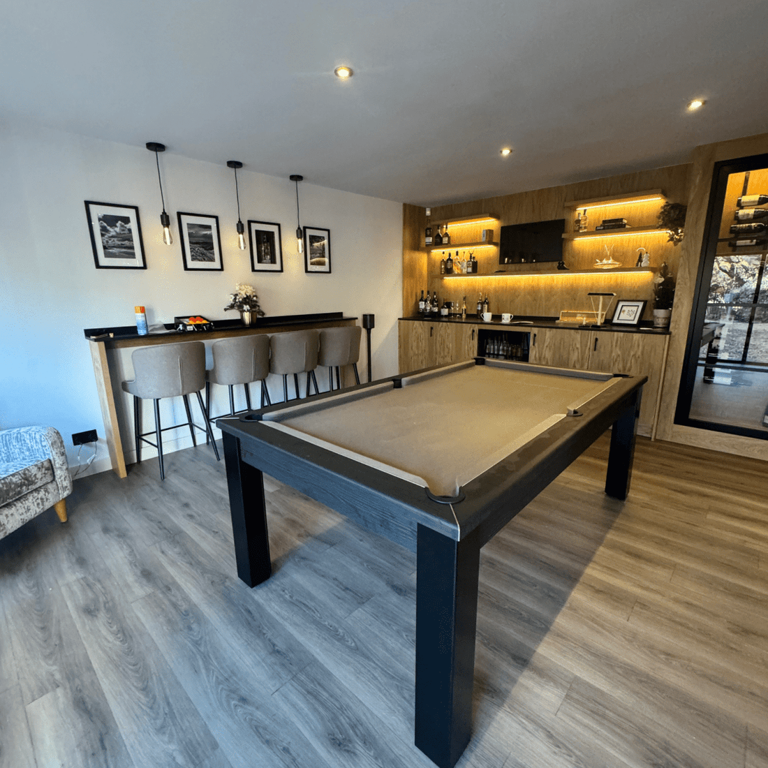 FMF Elixir Pool Dining Table - Stealth Black