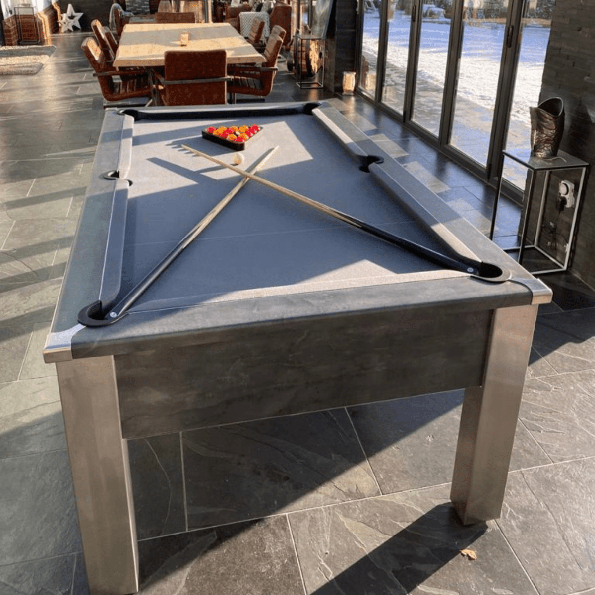 FMF Spirit Pool Table - Anthracite