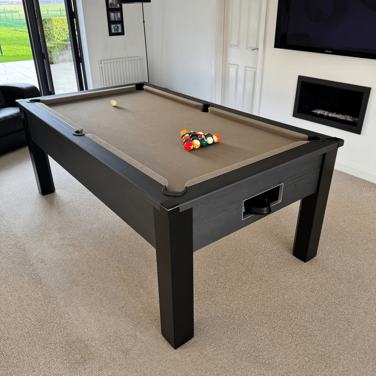 FMF Spirit Pool Table - Black Stealth - 6ft