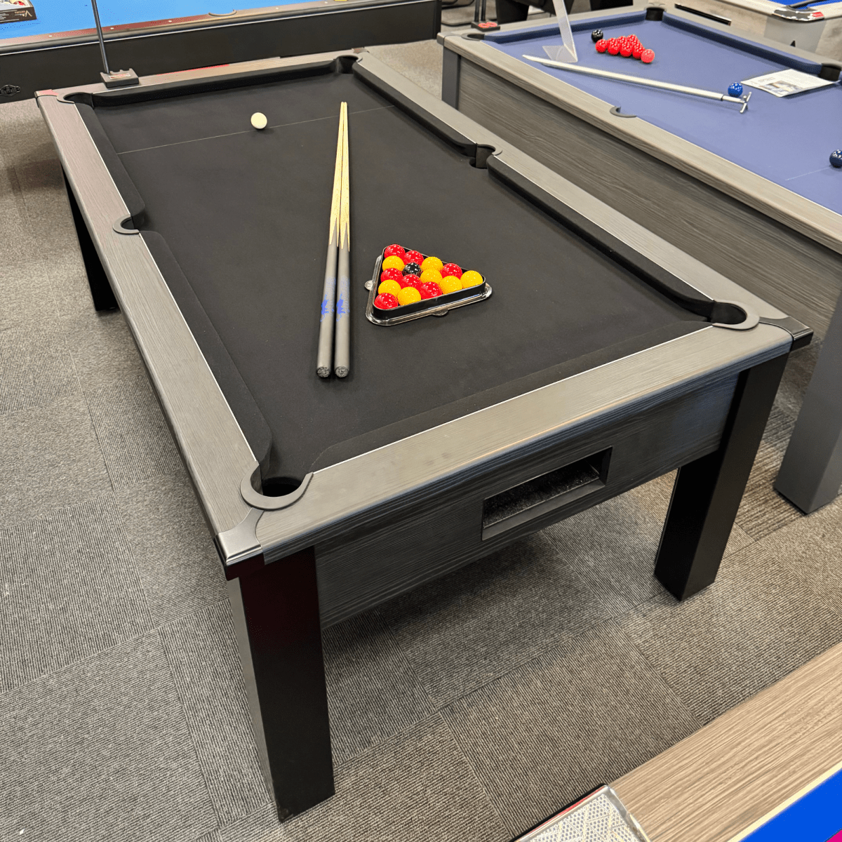 FMF Spirit Pool Table - Black Stealth - 6ft