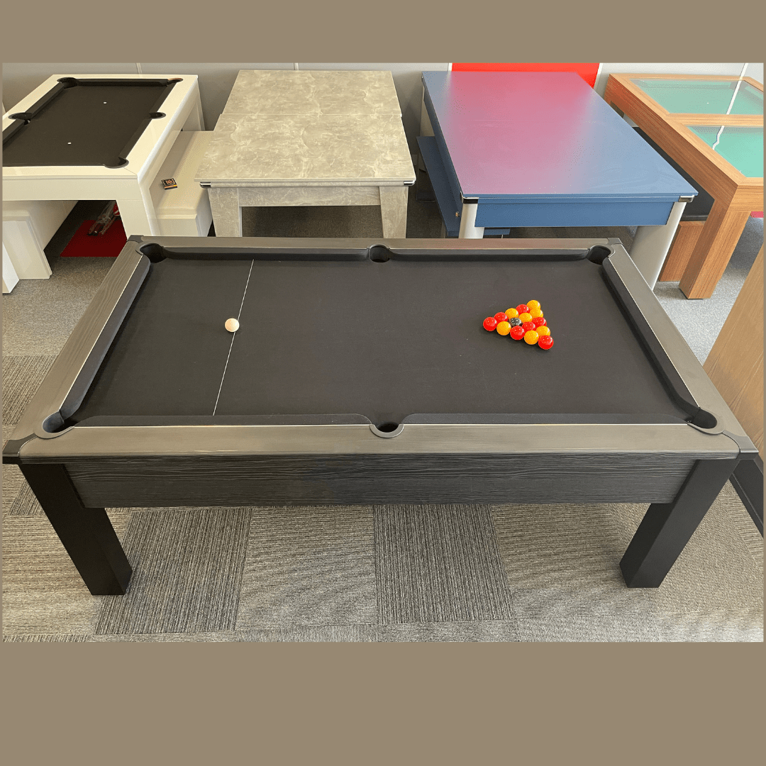 FMF Spirit Pool Table - Black Stealth - 6ft