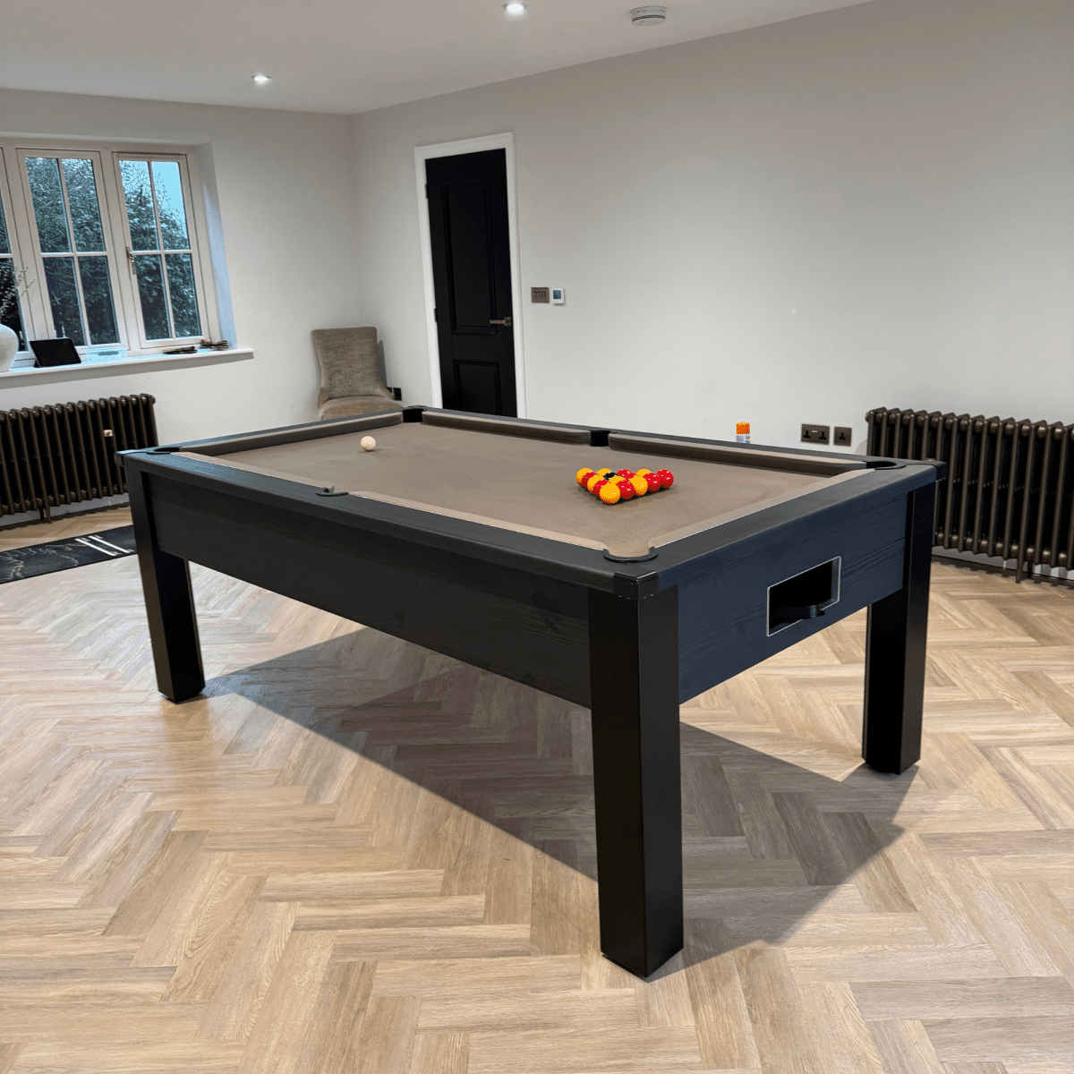 FMF Spirit Pool Table - Black Stealth - 6ft