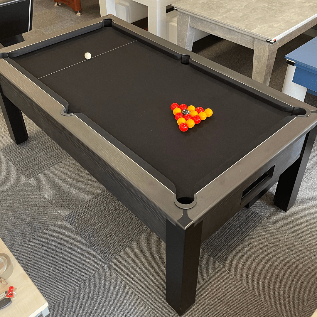 FMF Spirit Pool Table - Black Stealth - 6ft