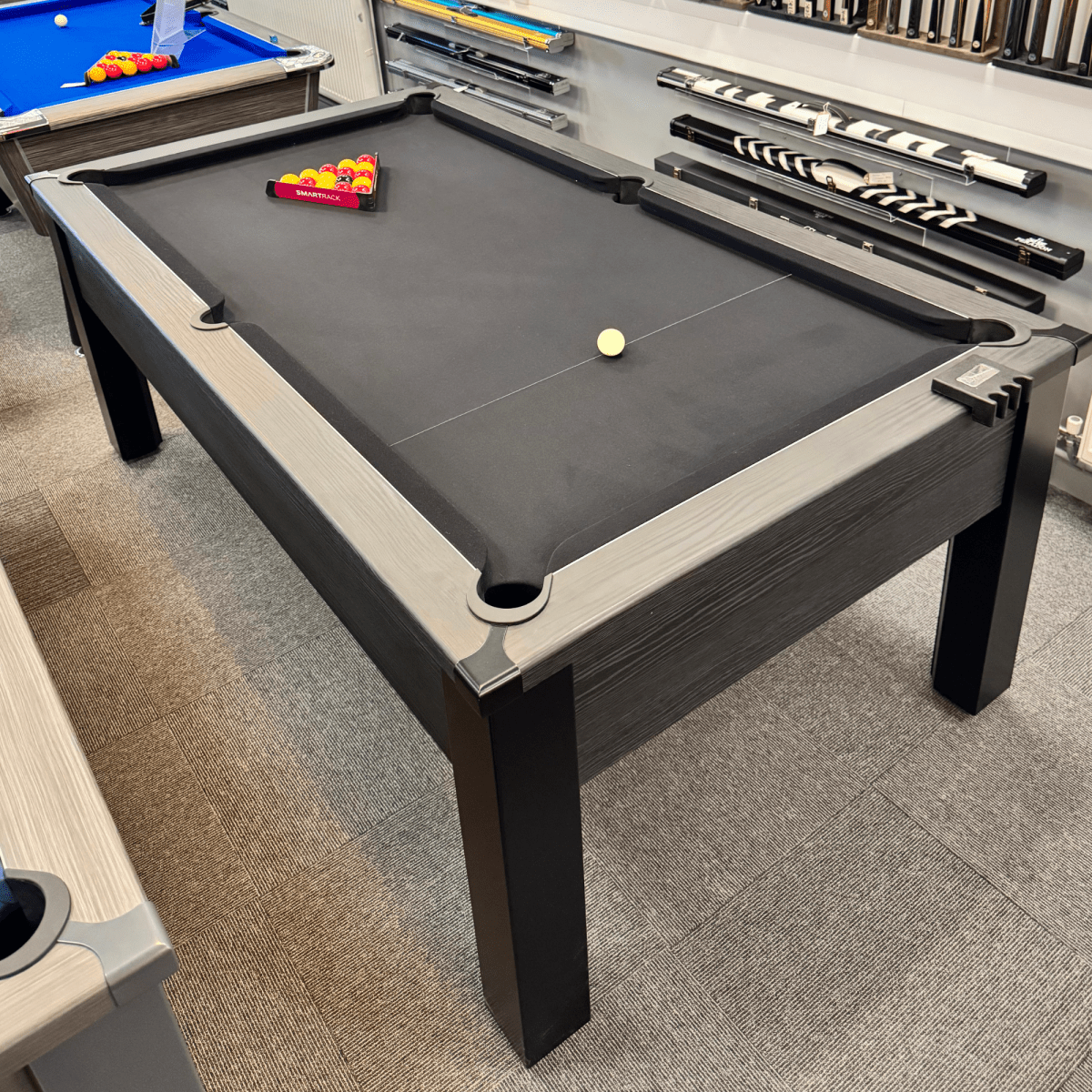 FMF Spirit Pool Table - Black Stealth - 6ft