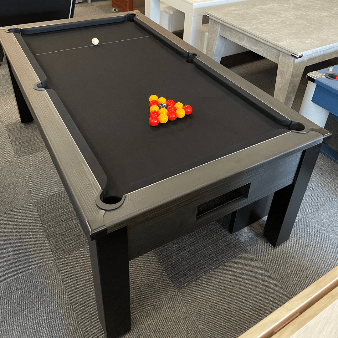 FMF Spirit Pool Table - Black Stealth - 6ft