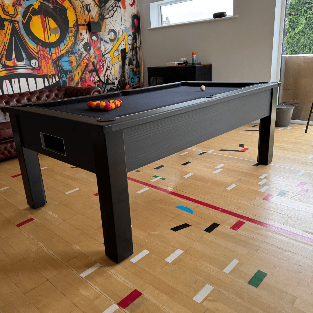 FMF Spirit Pool Table - Black Stealth - 6ft