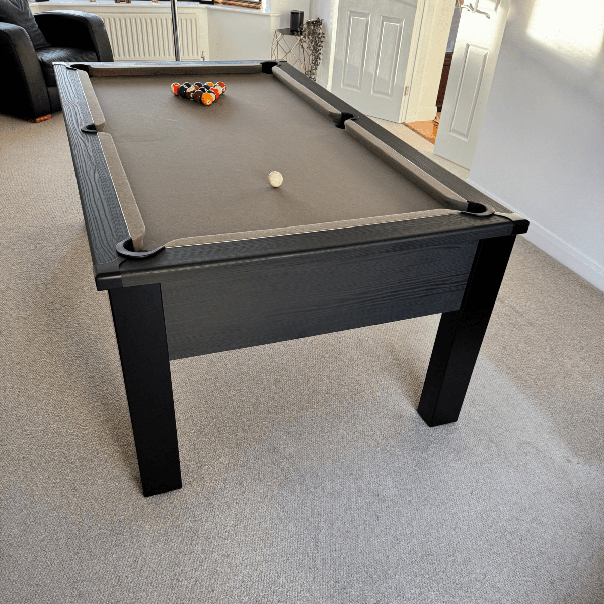 FMF Spirit Pool Table - Black Stealth - 6ft