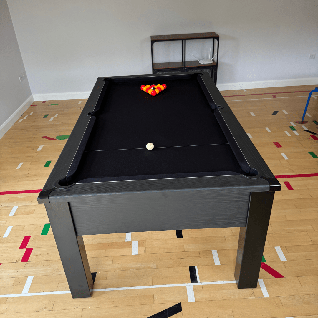 FMF Spirit Pool Table - Black Stealth - 6ft
