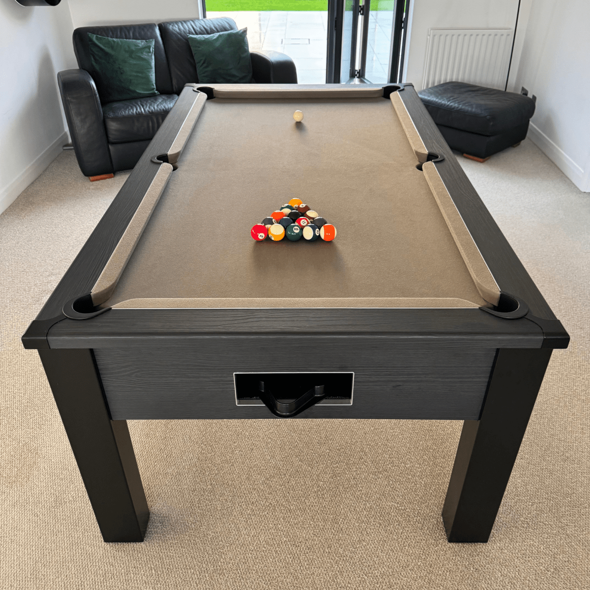 FMF Spirit Pool Table - Black Stealth - 6ft