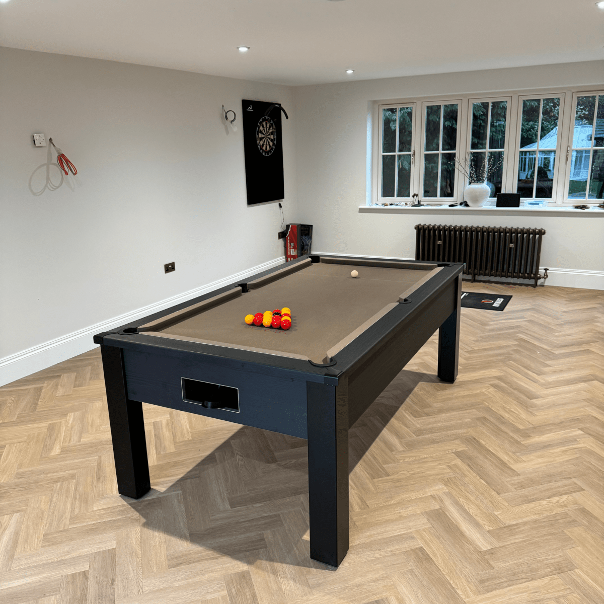 FMF Spirit Pool Table - Black Stealth - 7ft – The Yorkshire Cue Company