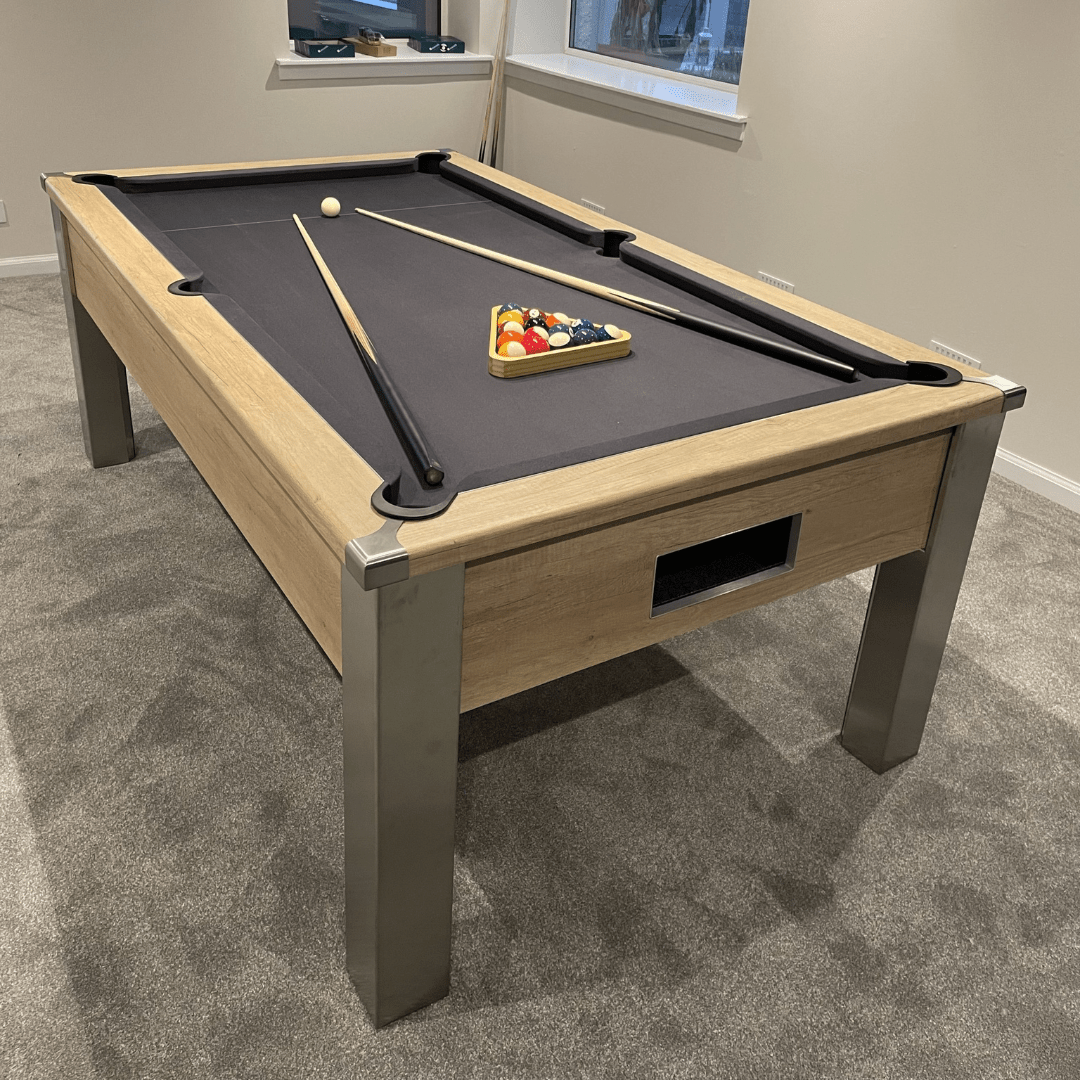 FMF Spirit Pool Table - Nebraska Oak