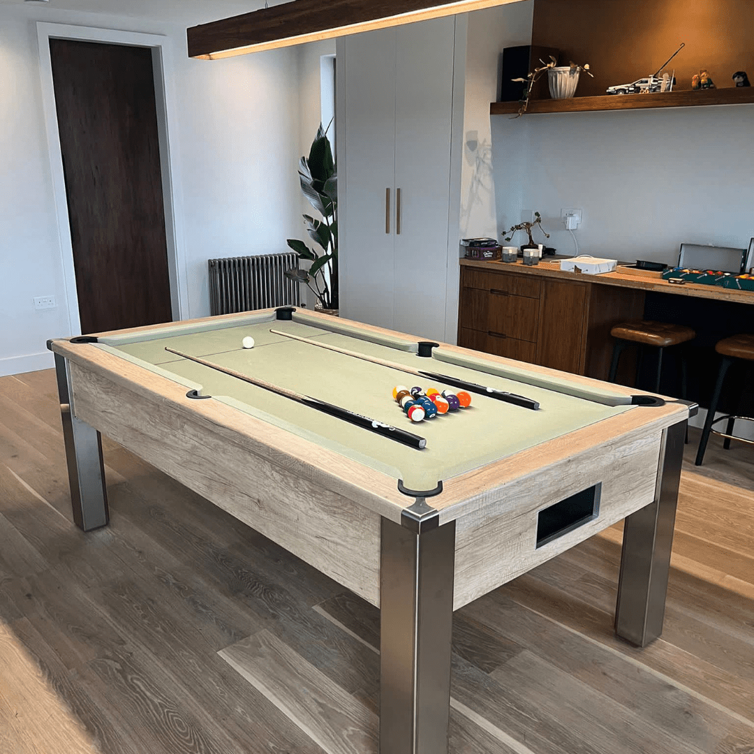 FMF Spirit Pool Table - Nebraska Oak – The Yorkshire Cue Company