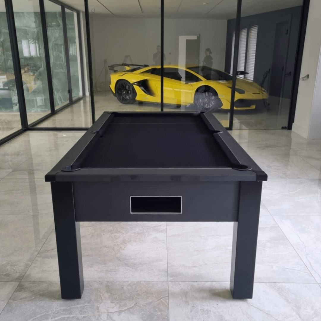 FMF Spirit Tournament Black Stealth Edition Pool Table