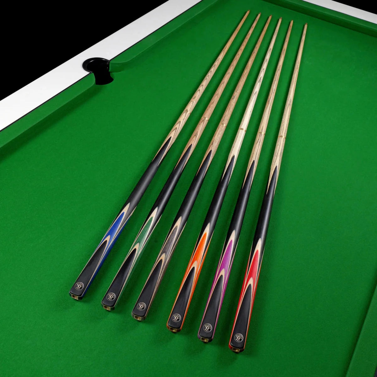 Jonny 8 Ball 2 Piece Sniper 57" Cue with 8mm Tip - 5 Colour Options