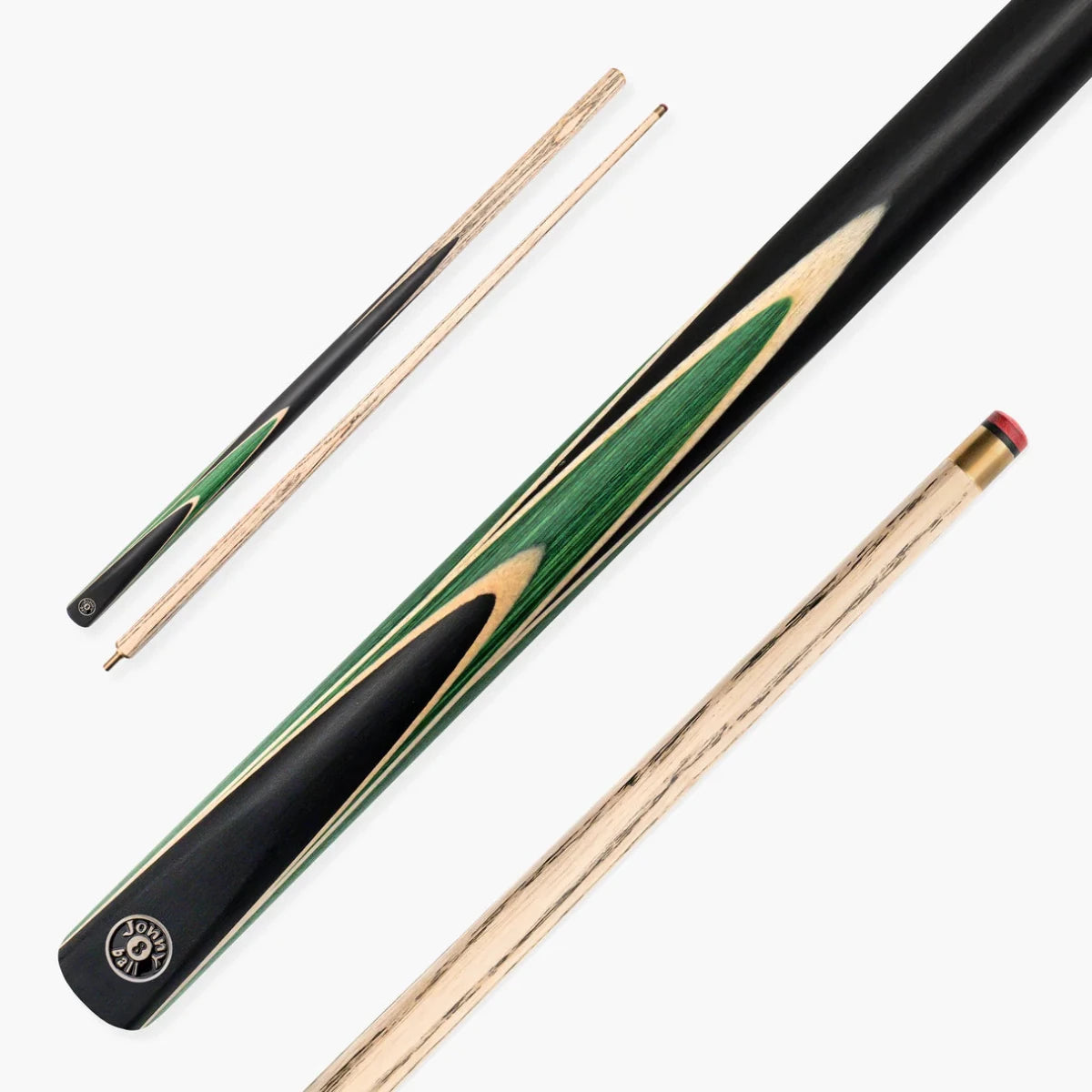 Jonny 8 Ball 2 Piece Sniper 57" Cue with 8mm Tip - 5 Colour Options