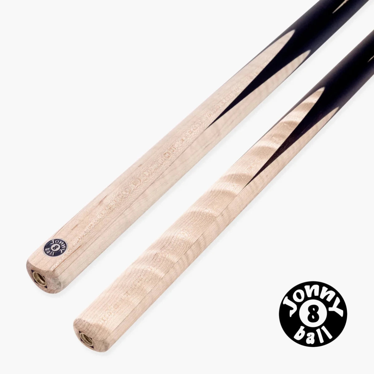 Jonny 8 Ball Jupiter 57inch 2 Piece Centre Joint Pool Cue - 8.5mm Red Layered Tip