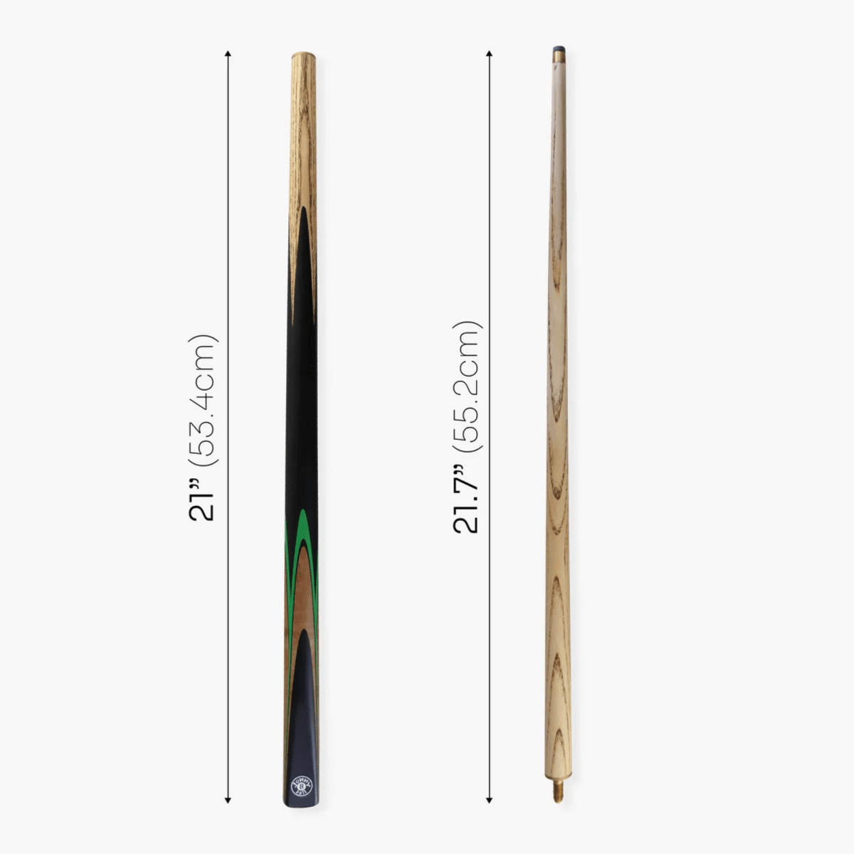 Jonny 8 Ball Vanquish 42inch 2 Piece Junior Kids Snooker Pool Cue - 10mm Tip