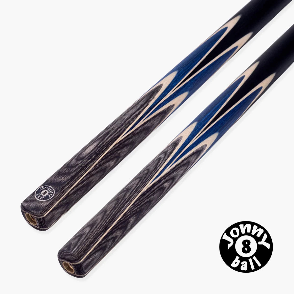 Jonny 8 Ball Vortex 57inch 2 Piece Centre Joint Pool Cue - 8.5mm Red Layered Tip