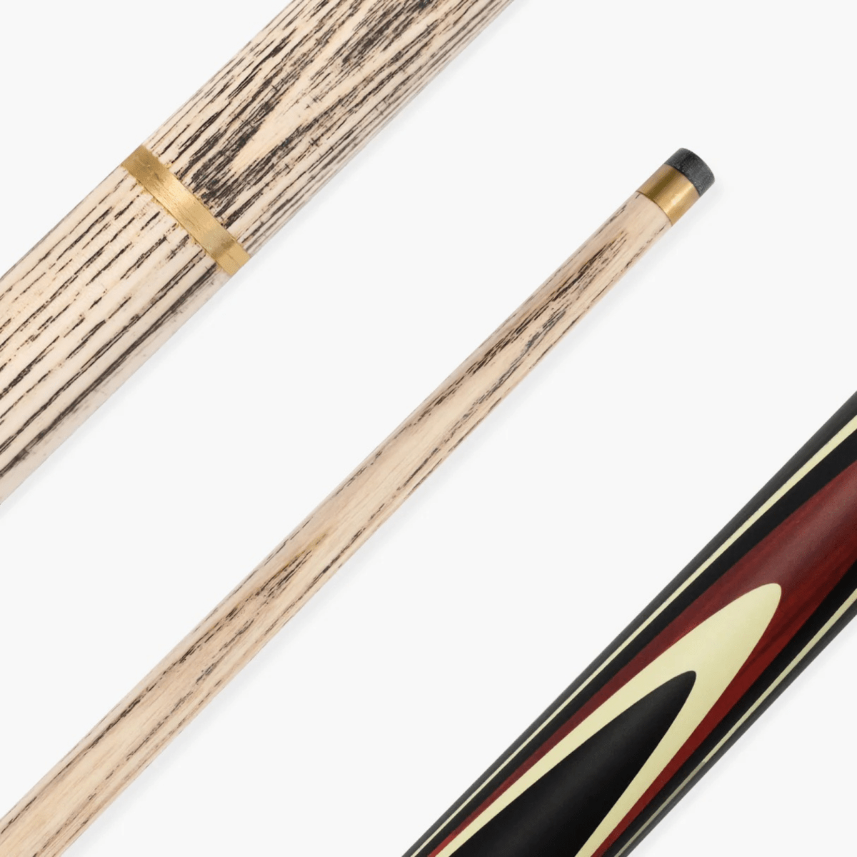 Kudos Pulse Ruby 57 Inch 2 Piece Heavyweight Snooker Pool Cue and Case Set 9.5mm Tip