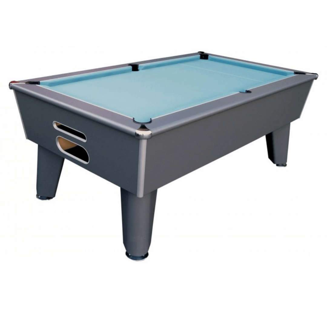 Optima Classic 7ft Pool Table - Midnight Grey with Grey Cloth