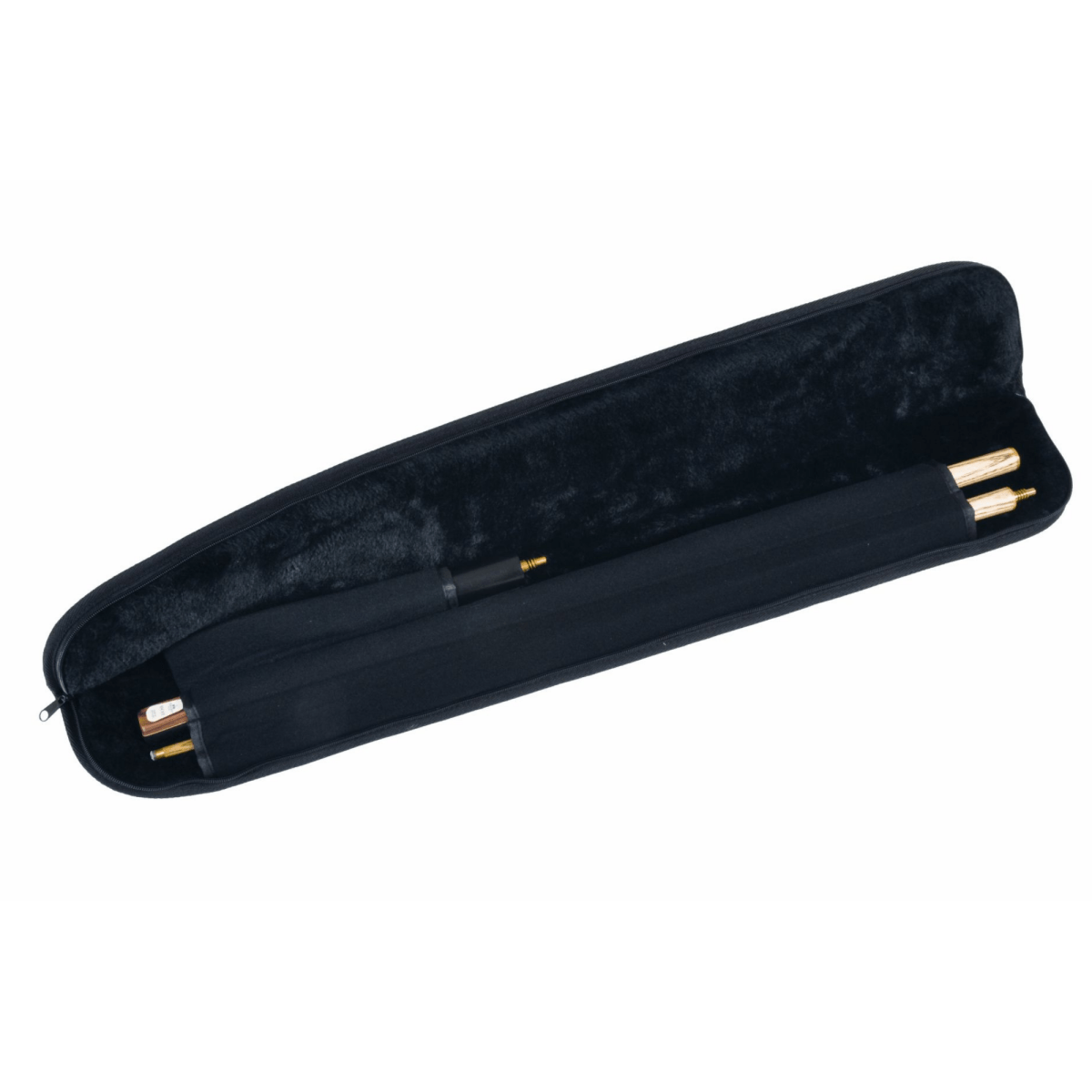 Peradon 2 Piece Padded Snooker Pool Cue Case - Full Zip