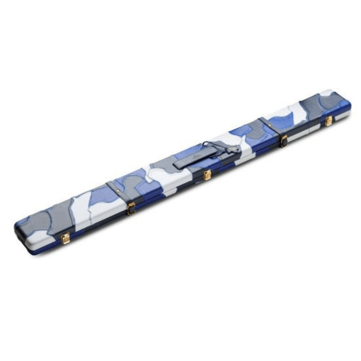 Peradon 3/4 Blue Camouflage Genuine Leather Case