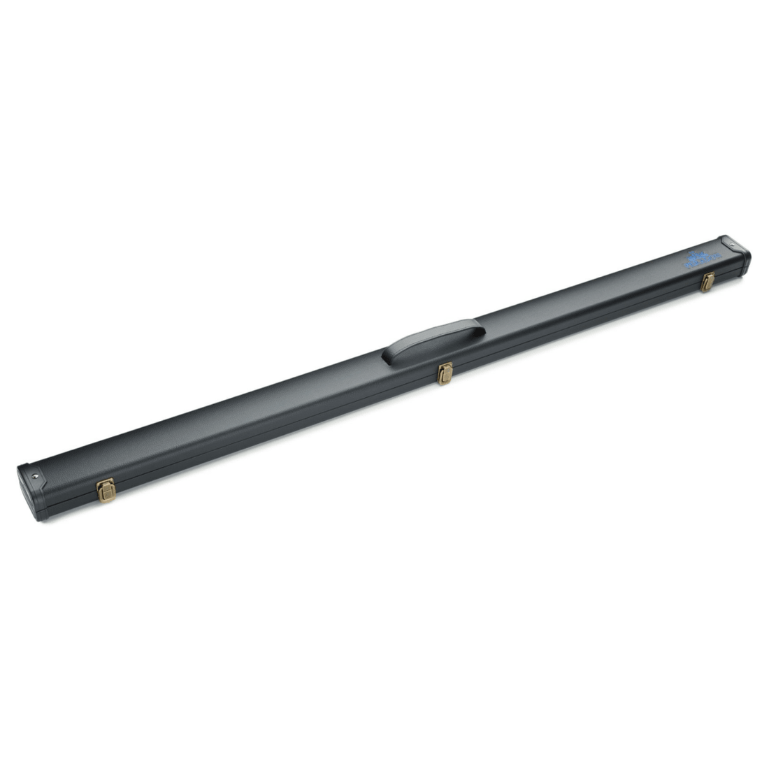 Peradon 3/4 Clubman Cue Case - Black with Blue Stitched Logo