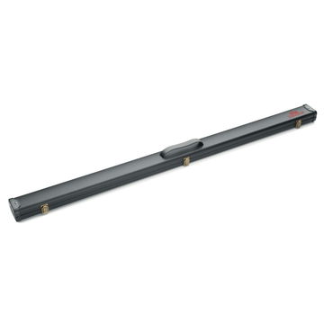 Peradon 3/4 Clubman Cue Case - Black with Red Stitched Logo