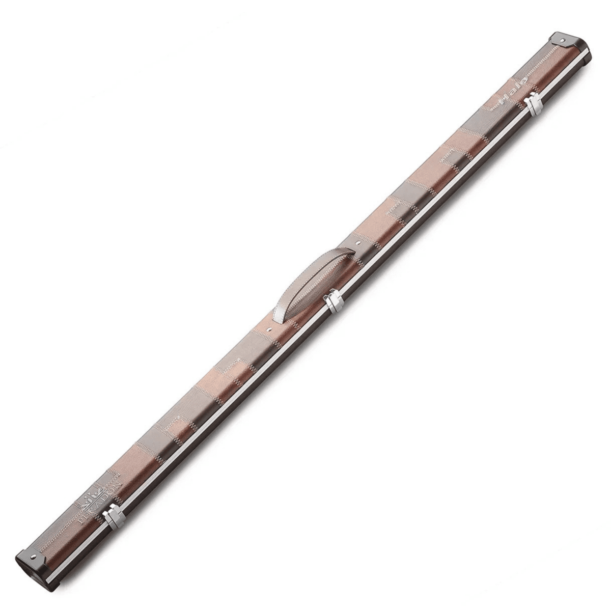 Peradon 3/4 Halo Cue Case - Brown & Tan Patch