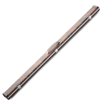 Peradon 3/4 Halo Cue Case - Brown & Tan Patch