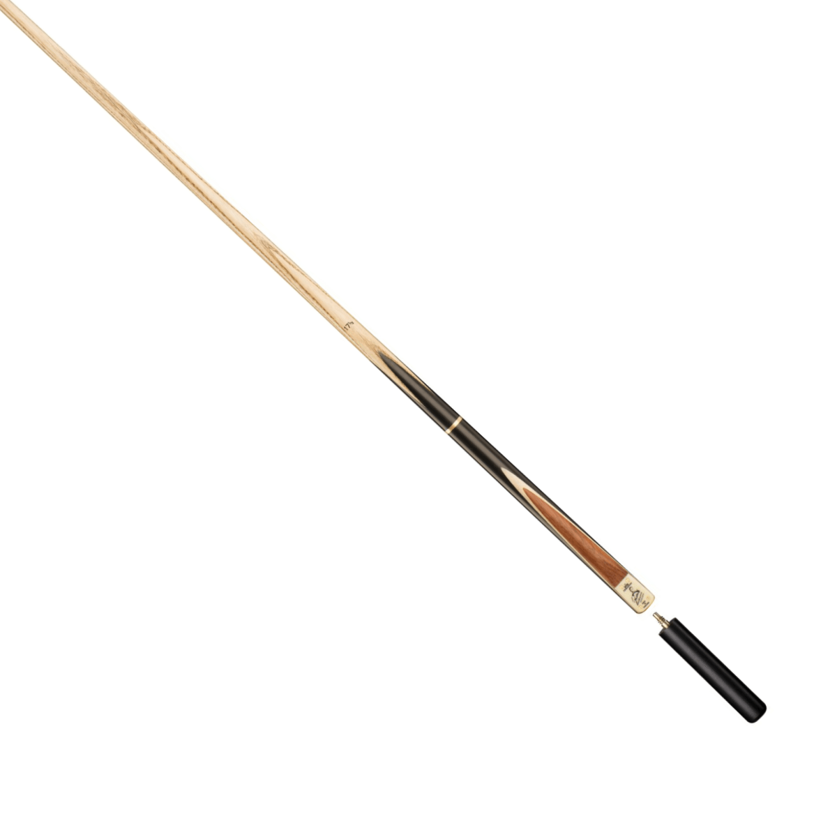 Peradon 3/4 Walter Lindrum Champion Snooker Cue - 9.5mm to 10mm Tip